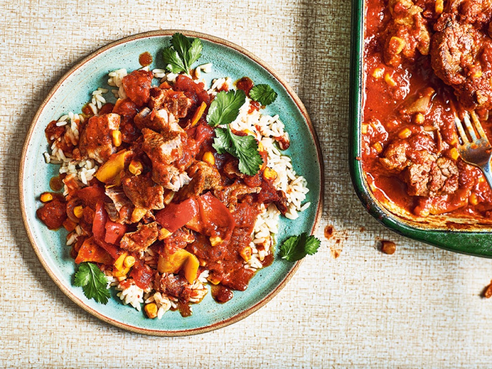 Mexican-Style Braised Pork Shoulder Steaks