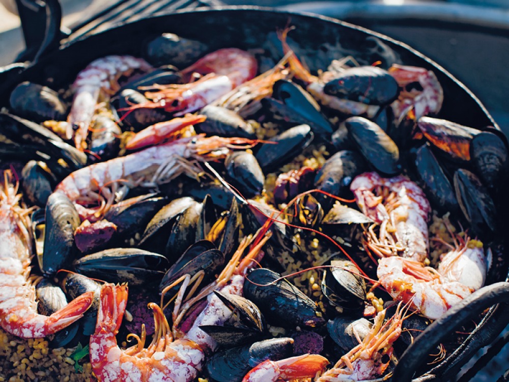 Paella On The Grill