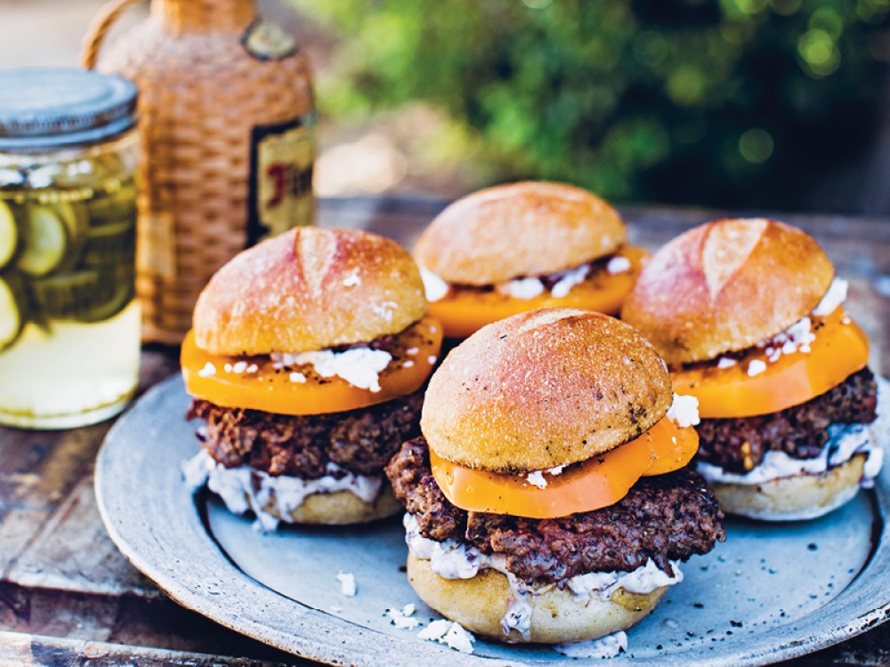 Lamb Smash Burgers