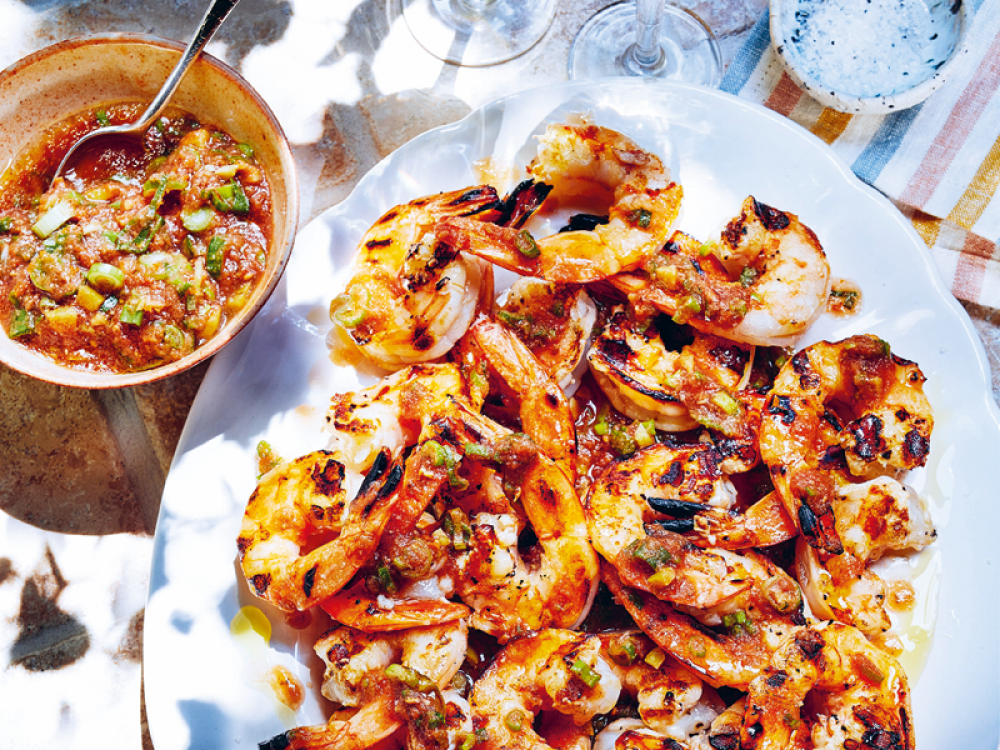 Kerkennah-style Grilled Prawns