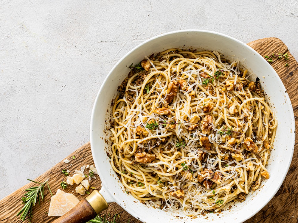 Walnut Pesto Pasta