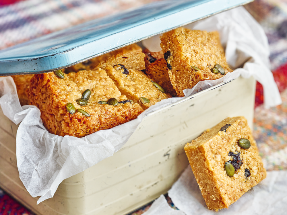 Fruity Seeded Flapjack