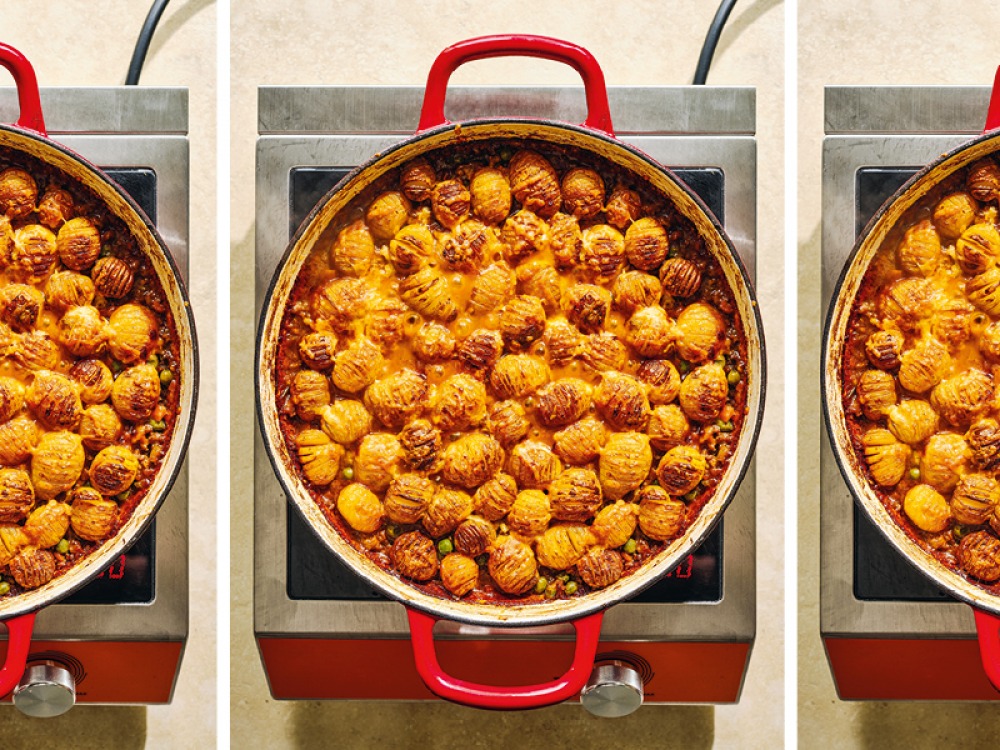Shepherd’s Pie with Hasselback Topping