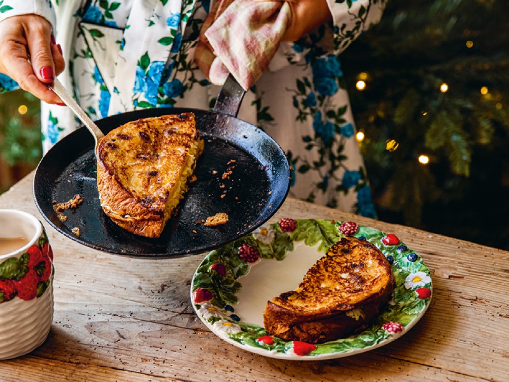 Panettone Grilled Cheese Sandwich