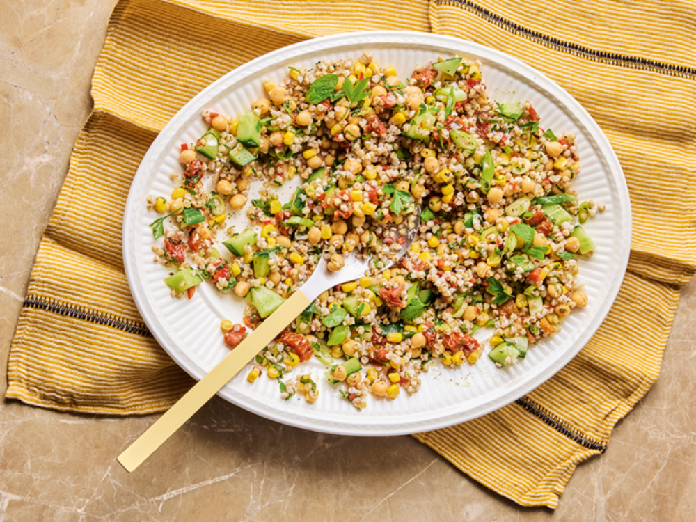 Zesty Buckwheat & Chickpea Salad