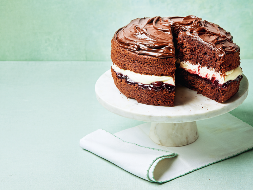 Fabulous Chocolate and Cherry Cake