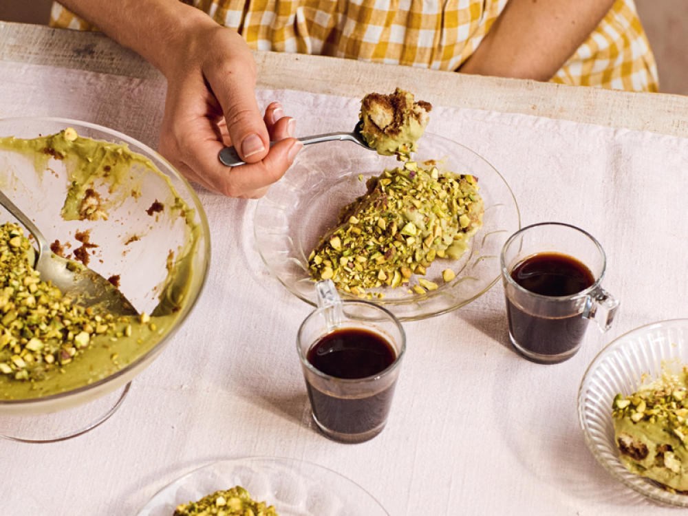 Pistachio Tiramisu