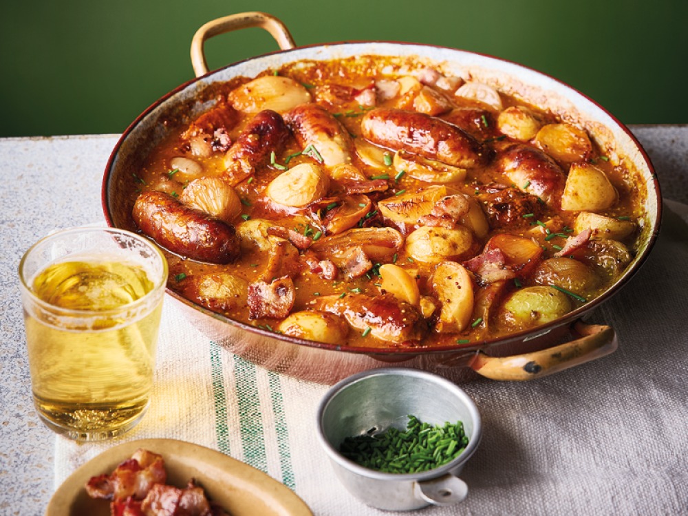 Sausage, Apple & Cider Casserole
