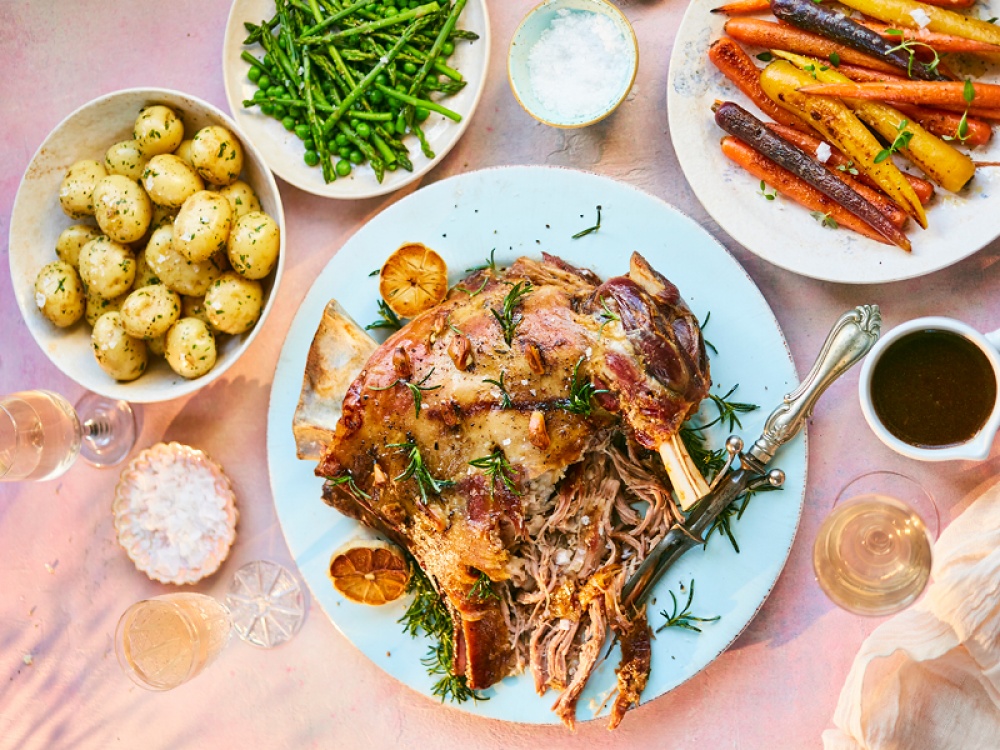 Slow-Cooked Easter Lamb Shoulder