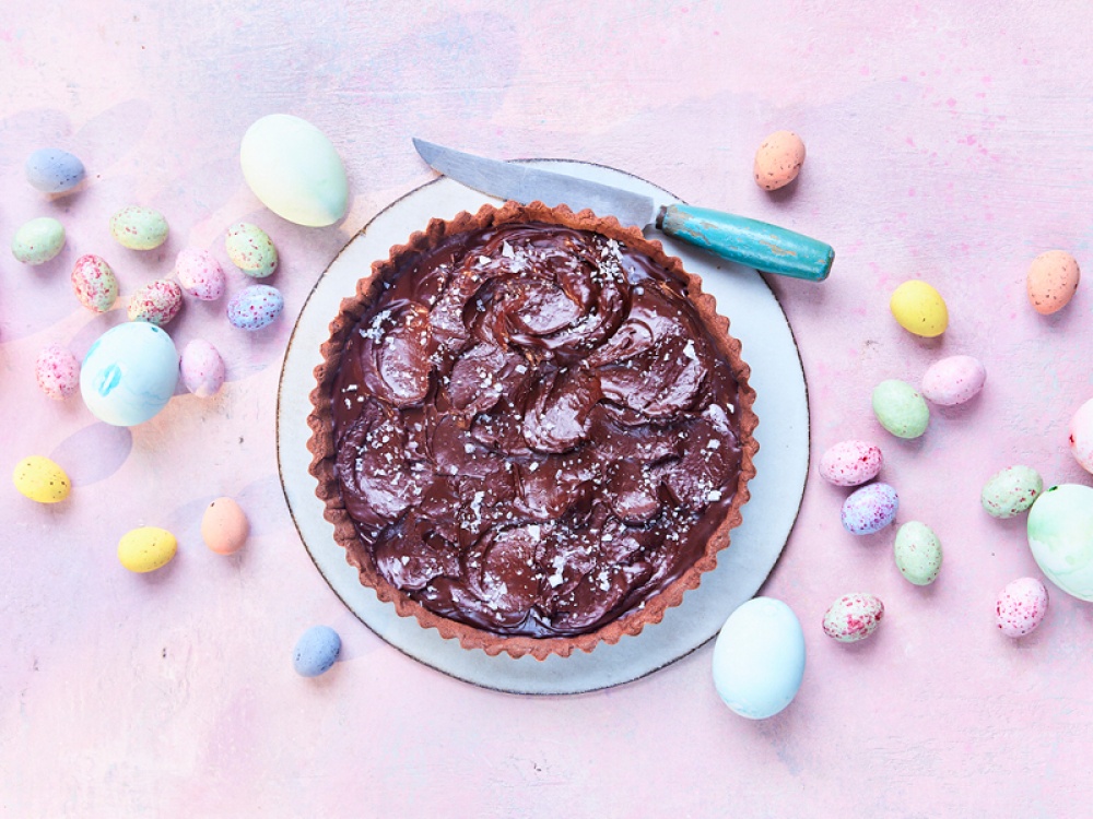 Dark Chocolate Easter Torte