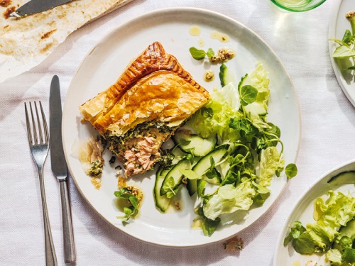 Air Fryer Salmon En Croute