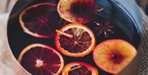 Blood Orange Mulled Wine