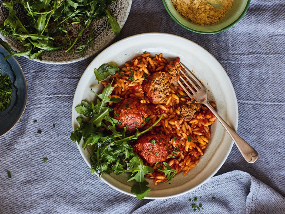 Orzo Meatballs