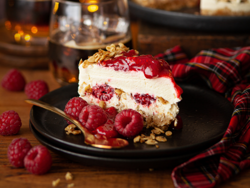 Burns Night Cranachan Cheesecake