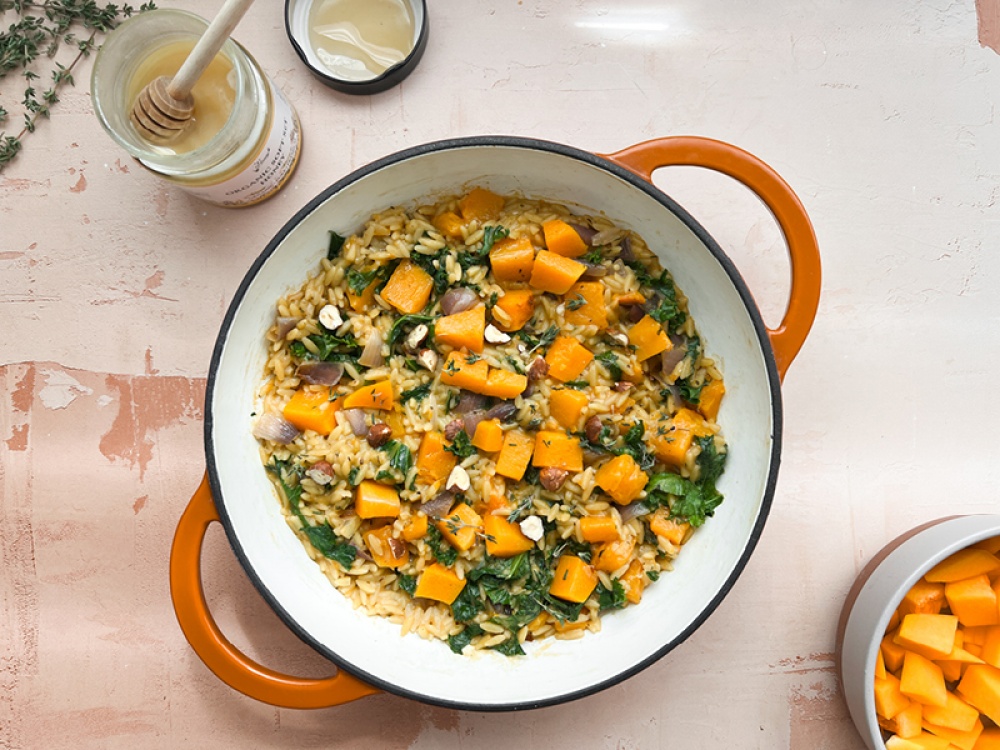 This Butternut Squash Orzo Will Keep You Warm This Winter