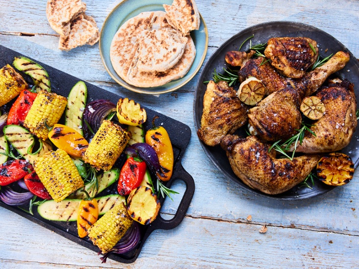 Get Barbecue Ready with this Easy Chargrilled Chicken and Veg