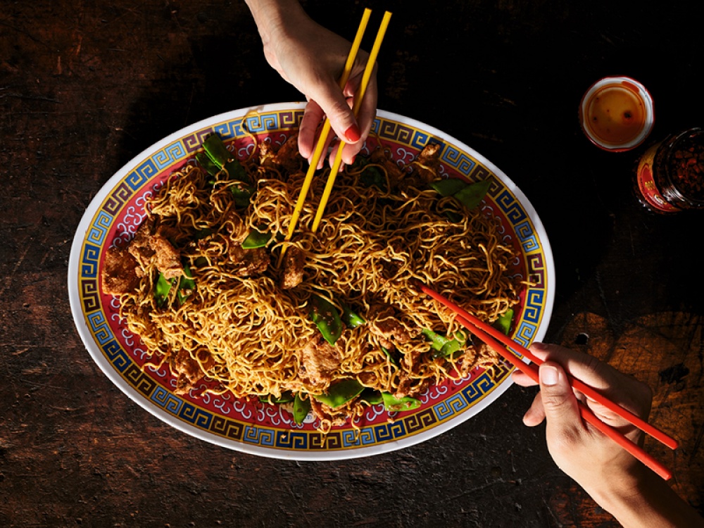Jerk Chow Mein