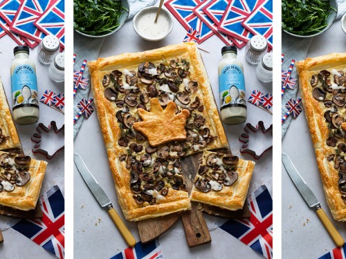 Balsamic Glaze Mushroom Galette