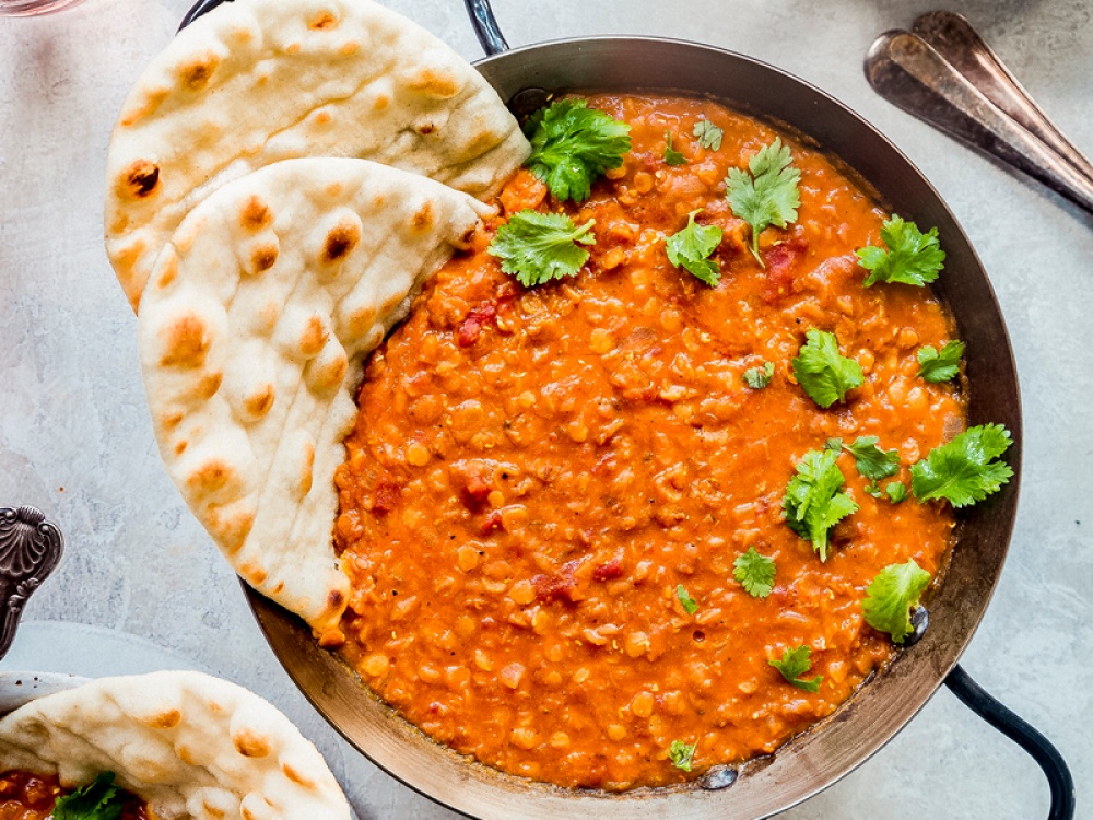 Red Lentil Curry with Jeera Rice