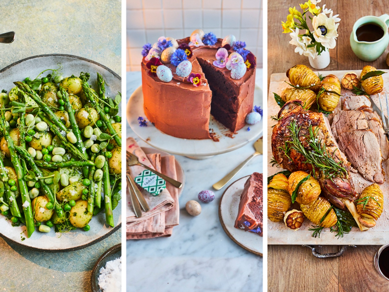 Classic Easter Recipes Including Roast Lamb, Spring Greens and ...