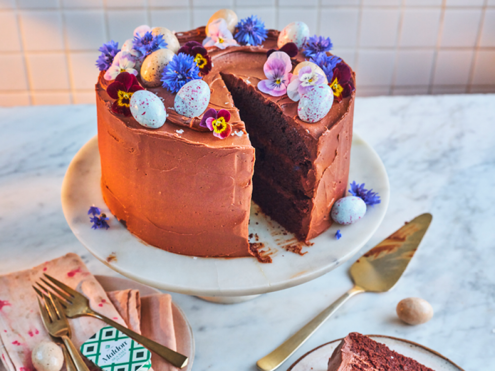 Tahini Chocolate Cake