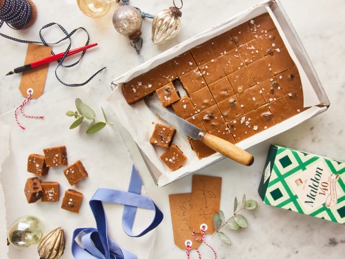 Maldon Salt, Rum & Raisin Fudge