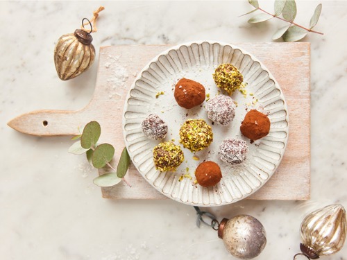 Maldon Salt, Chocolate & Amaretto Truffles