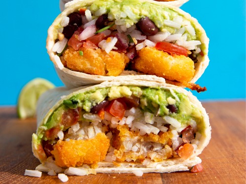 Fish Finger Burrito