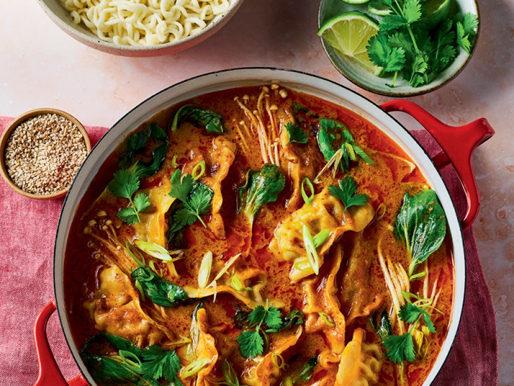 One-pot Thai Red Curry Dumplings