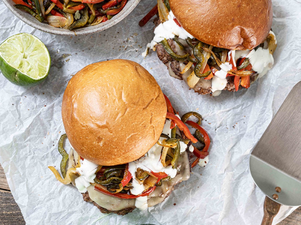 These Fajita Smash Burgers are Amazing