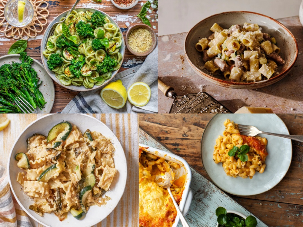 4 pasta dishes