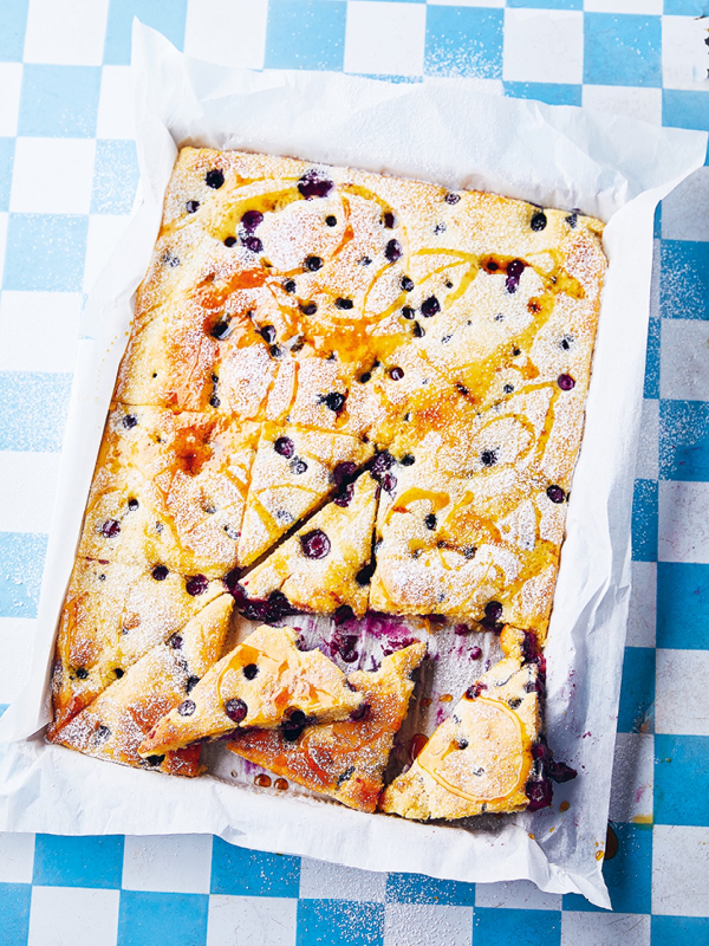 One-Sheet Blueberry Pancakes