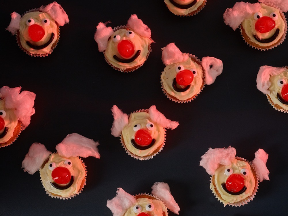 Clown Cupcakes