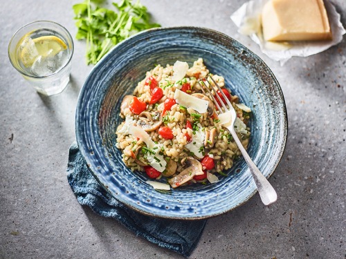 How to Make this Herby Goats' Cheese & Porcini Risotto