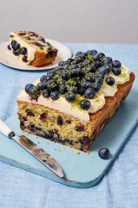 Blueberry Lime Loaf Cake