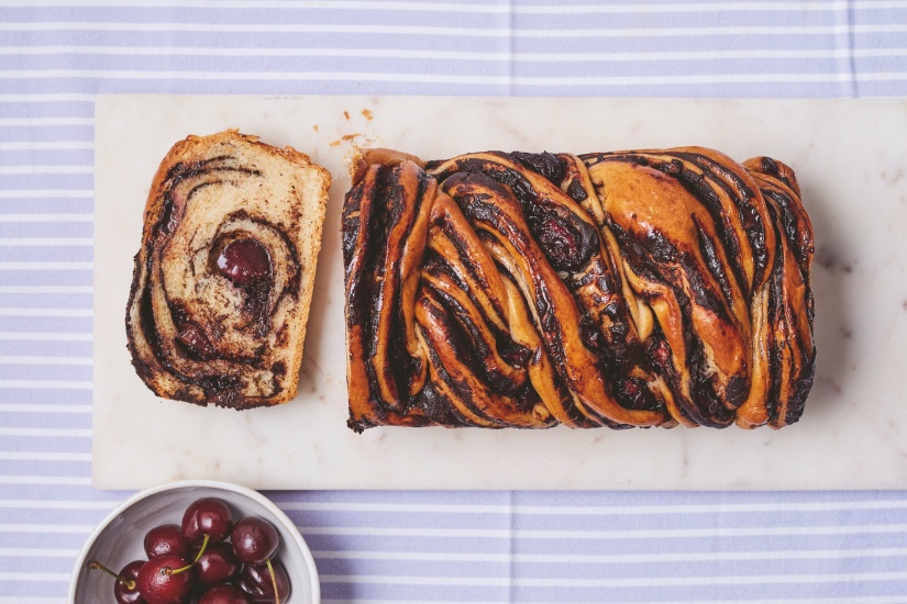 Chocolate Cherry Babka