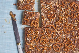 Salted Caramel Pretzel Slice