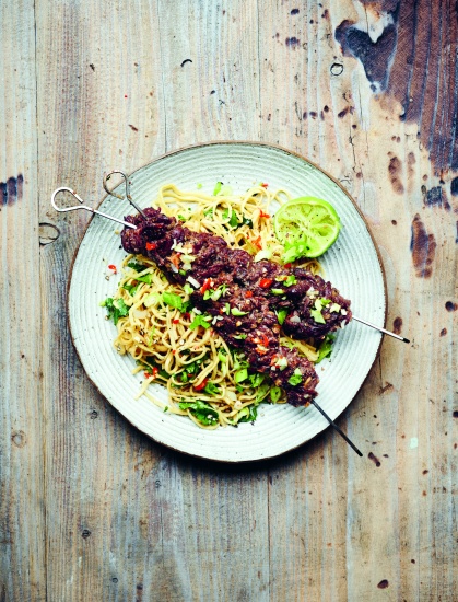 Lemongrass Beef Skewers