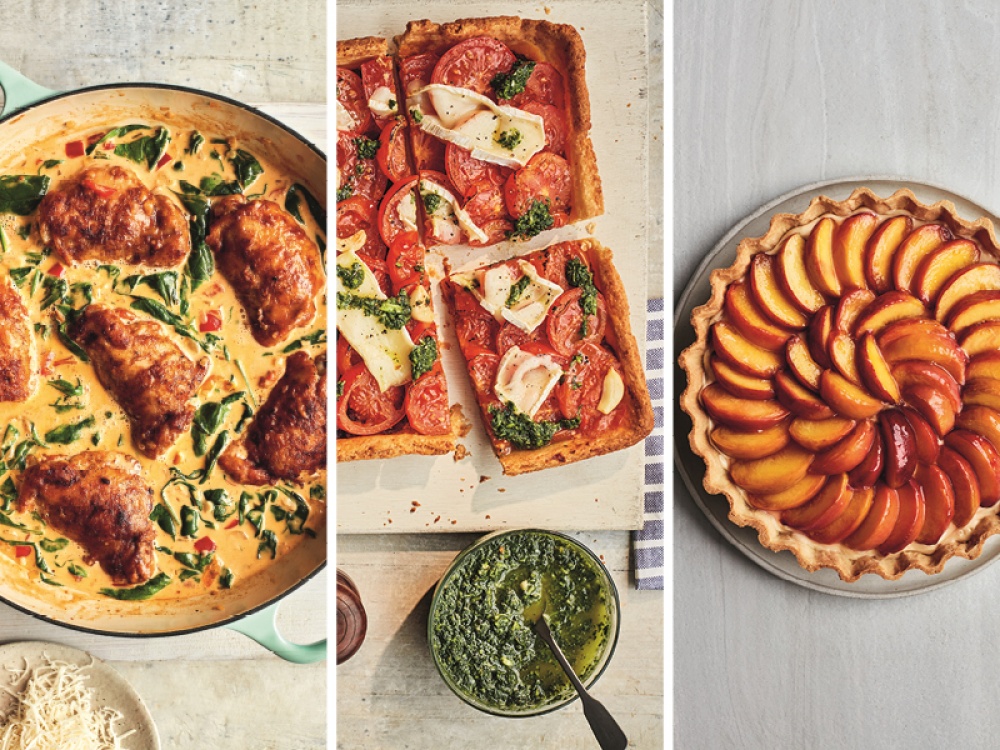 collage of food recipes