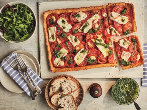 Provence Tomato And Garlic Pistou Tart