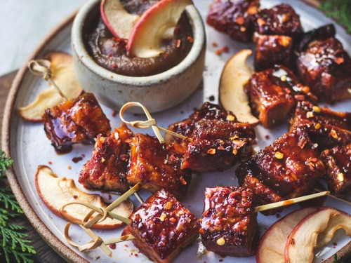 Rum and Honey Chilli-Glazed Pork Belly Bites