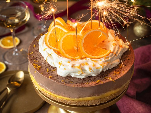 Mulled Orange and Chocolate Cheesecake