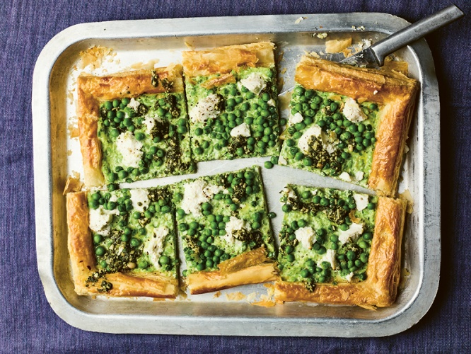 This Pesto Tart is Easy-Peasy