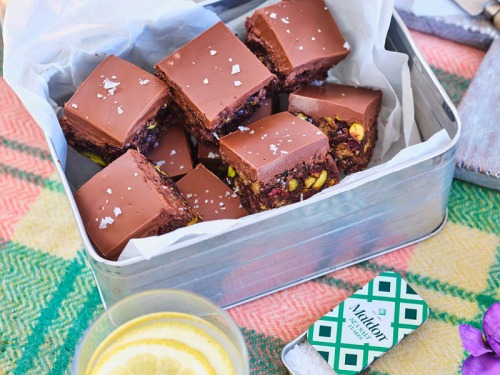 Pistachio and Cranberry Tiffin