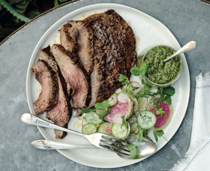 Chia Chimichurri Steak