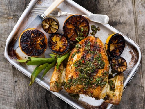 This Summery Spatchcocked Chicken Couldn't be Simpler