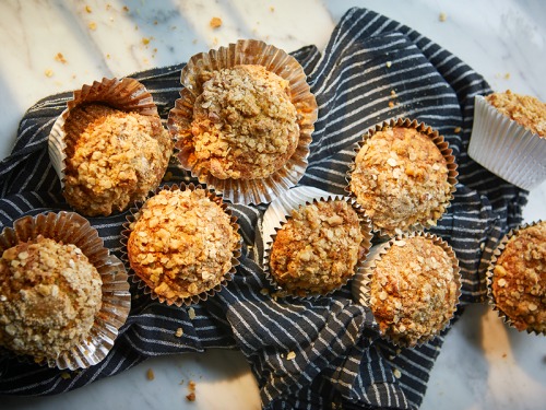 Banana & Walnut Streusel Muffin