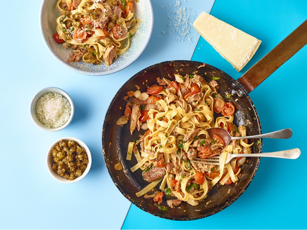 This Tagliatelle Uses Up Your Leftovers