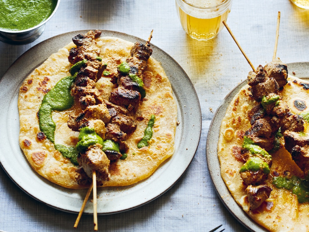 Spiced Lamb Skewers with Black Pepper, Cumin and Dried Mango