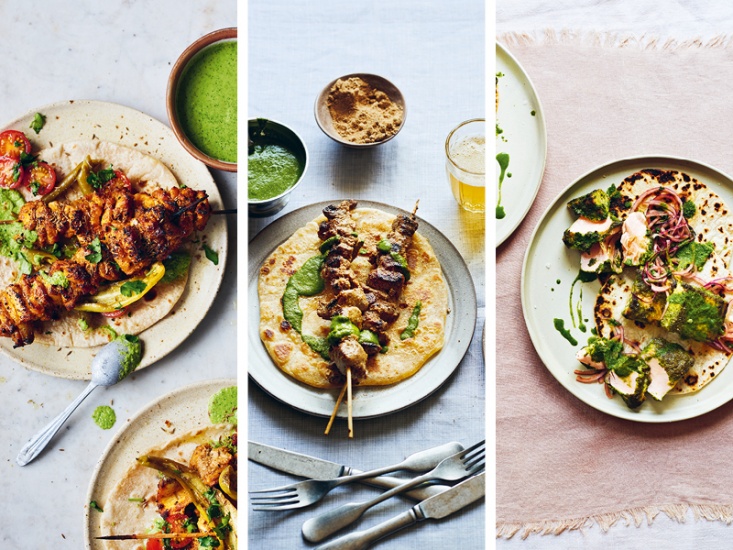 Three Delicious Spicy Indian Skewers